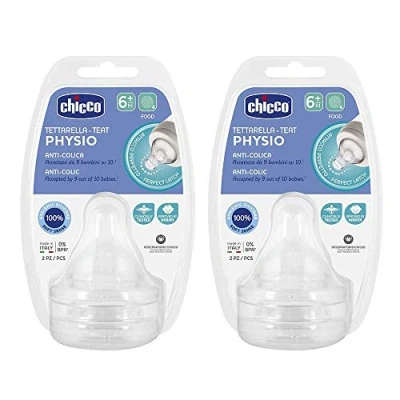 Afbeelding van Chicco Perfect 5 zuigers set 4 st. SOFT SENSE SILICONEN zuignappen Gr. X Food Brei 6 maanden + Made in Italy