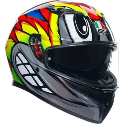 Afbeelding van Agv K3 E2206 Mplk Birdy 2.0 Grey Yellow Red 012 XL Maat Helm