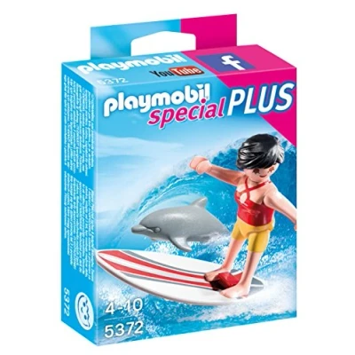 Afbeelding van Playmobil Surfer met dolfijn 5372