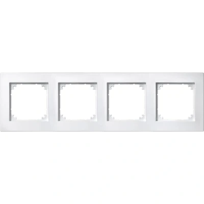 Afbeelding van Merten 486419 Afdekking Frame System M Polar wit