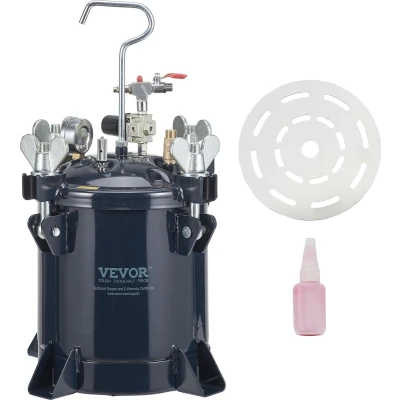 Afbeelding van VEVOR 10L Spuitverf Drukpot Verfpistool Verftank Φ 52 x 35cm Maximale Druk 70psi voor Woondecoratie en Industrieel Spuiten