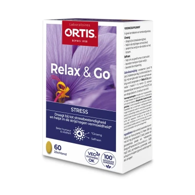 Afbeelding van Ortis Relax&amp;Go 60 Tabletten