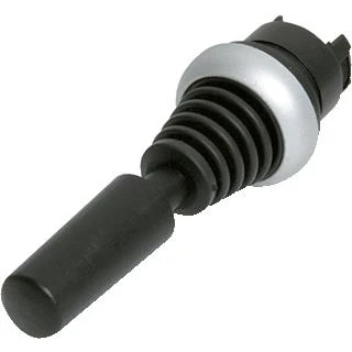 Afbeelding van Eaton rmq titan m22 joystick frontelement 4 standen vaste handel zwart 22 5mm inbouw kunststof frontring chroom 279415