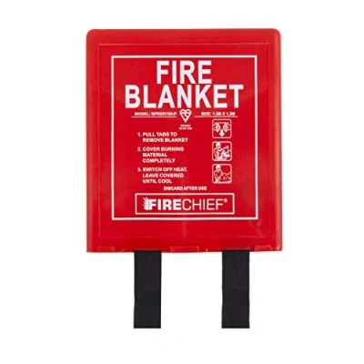Afbeelding van Firechief Bpr2/K100 P branddeken, stijve behuizing, 1,2 M x M, Rood