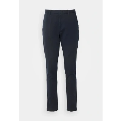 Afbeelding van HUGO BOSS heren Kaito slim fit broek met steekzakken in de kleur Donkerblauw, maat: 44