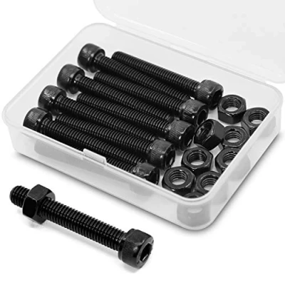 Afbeelding van M8 * 60mm 10 Stuks Inbusbout en Moer Combinatie Doos Inbusbouten 12,9 Koolstofstaal