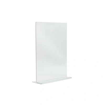 Afbeelding van Menukaarthouder Acryl, Transparant A4, T split Securit