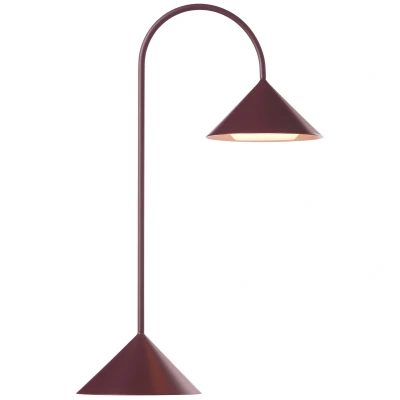 Afbeelding van Frandsen Grasp Tafellamp H47 LED Oplaadbaar Matt Beetroot