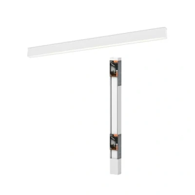 Afbeelding van LEDVANCE Office Line Cuboid, vierkante kantoorplafondlamp, 30 W, 3500 lm, 4000 K, 840 koud wit, 3 traps dimbaar, wit aluminium, IP20