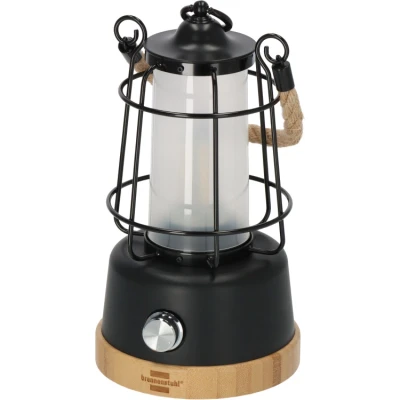 Afbeelding van Oplaadbare campinglamp CAL 1 met henneptouw en bamboevoet (370 lm, IP4
