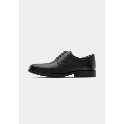 Afbeelding van Geox Frederico Veterschoenen, Heren, Maat: 42.5, Black Leer