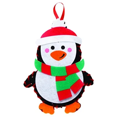 Afbeelding van Baker Ross FE833 Penguin Decoratie Naai Sets Pakket van 3, set voor Kinderen, Creatieve Activiteiten Ideaal Knutselproject
