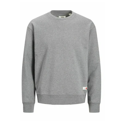 Afbeelding van Jack &amp; Jones RDD ANDY Sweater, Heren, Maat: Small, Light grey melange