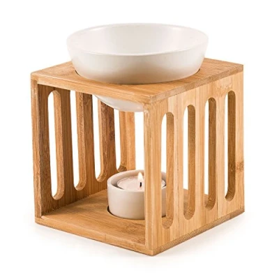 Afbeelding van Pajoma Bamboe/Keramische geurlamp &quot;Wellness&quot; Gr. M, L 9,4 x B 9,5 H cm