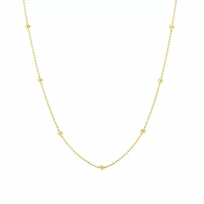 Afbeelding van Bijoutheek Collier Balls Klein En Groot Gold