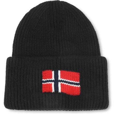 Afbeelding van Napapijri Evei Muts Zwart Heren Wol Suitable Herenkleding
