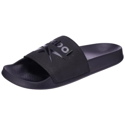 Afbeelding van Reebok Unisex RBK Full Slide sandalen, 45,5 EU, zwart, 45.5 EU