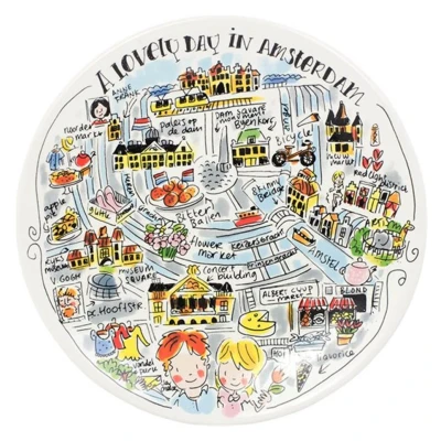 Afbeelding van Blond amsterdam bord 22 cm City