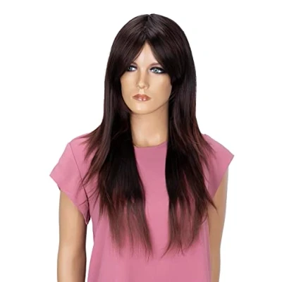 Afbeelding van CAISHA Pruik Volumineus Lang Haar Cosplay Theatershow Glad Chocoladebruin FZ505d