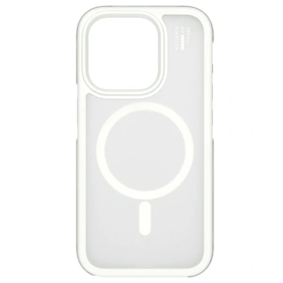 Afbeelding van Apple iPhone 15 Pro MagSafe Hoesje Gerecycled kunststof iDeal of Sweden Hardcase/Backcover Wit Telefoonhoesje Shockproof/Valbescherming