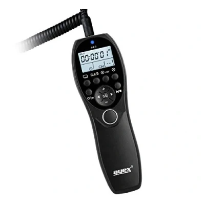 Afbeelding van ayex AX 3 Timer afstandsbediening E3 voor Canon EOS 80D, 1300D, 1200D, 1100D, 760D, 750D, 650D, 600D enz.
