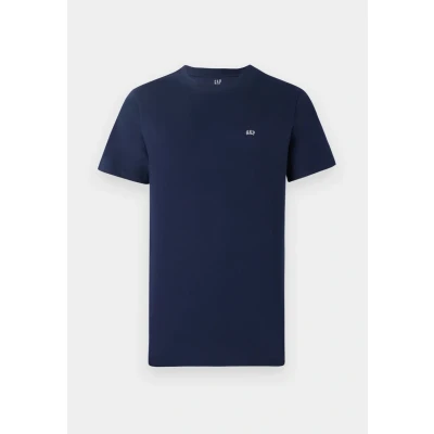 Afbeelding van GAP Everyday SOFT Micro LOGO Tshirt basic, Heren, Maat: XS, Tapestry navy
