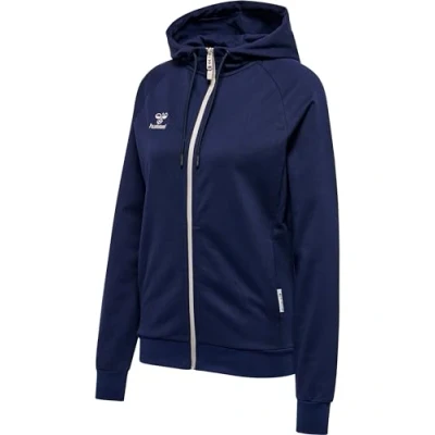 Afbeelding van Hummel Hmlmove GRID COT Sweater met rits, Dames, Maat: Medium, Marine
