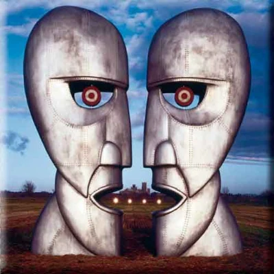 Afbeelding van Pink Floyd Division Bell staal koelkast magneet (ro)