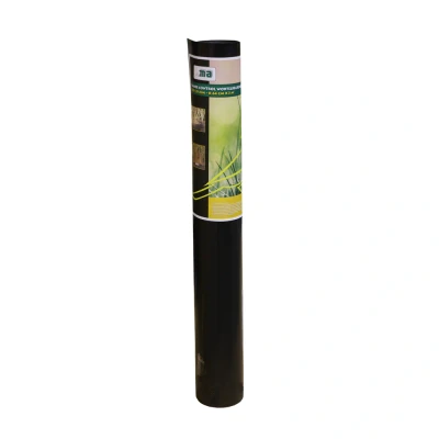 Afbeelding van 3 meter wortelbegrenzer HDPE 64cm x 1mm voor woekerende bamboe, grassen, hagen en onkruid