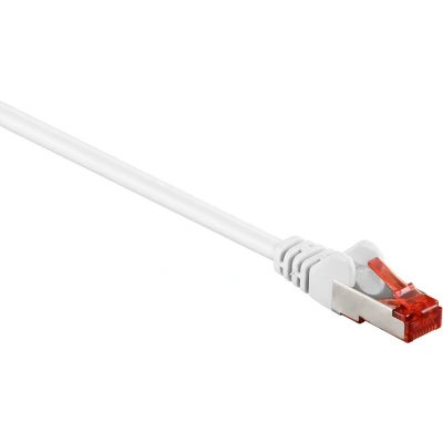 Afbeelding van S/FTP CAT6 Gigabit netwerkkabel / wit LSZH 30 meter