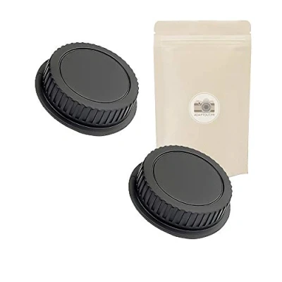 Afbeelding van X2 EF Achterkap voor Canon EOS EFS lens geschikt Frans merk