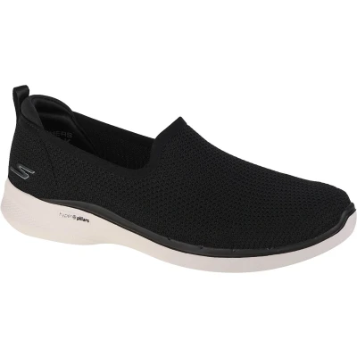 Afbeelding van Skechers Go Walk 6 Clear Virtue 124505 BKW, Vrouwen, Zwart, Sneakers,Sportschoenen, maat: 37