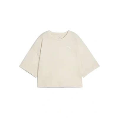 Afbeelding van Puma Wardrobe E Kurzes Oversized Tshirt basic, Dames, Maat: XL, Alpine snow