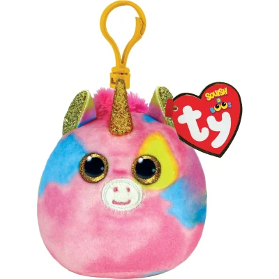 Afbeelding van TY Squish a Boo Clips Knuffel Unicorn Fantasia 8 cm