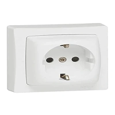 Afbeelding van Legrand 086031 Oteo contactdoos 2P+A schuko 10/16A 250V monoblok 86031