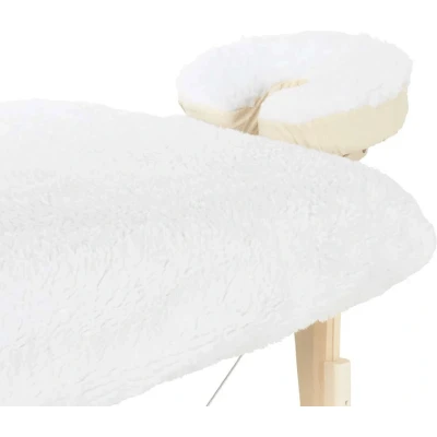 Afbeelding van ZenGrowth Fluffy Hoeslaken Wit, Incl. hoofdsteunhoesje, 188x75cm