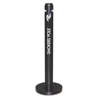 Afbeelding van Rubbermaid rookpolen asbak aluminium weerbestendig basis diameter 324 mm hoogte 1041 Ref R1BK