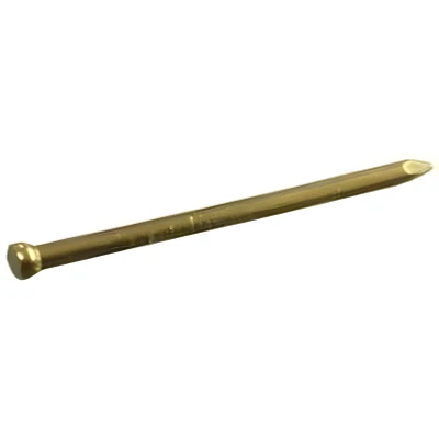 Afbeelding van Deltafix Draadnagels Verlopen Kop 1.8x30 mm Messing 30 Gr.