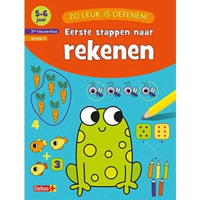 Afbeelding van Eerste stappen naar rekenen 5 6 jaar 3de kleuterklas groep 2 (Paperback)