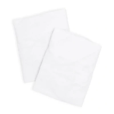 Afbeelding van Ti TIN, Matrasbeschermer voor kinder /babybed, 70 x 140 cm, zacht, ademend, waterdicht en antibacterieel, 100% katoen, voering van polyurethaan, badstof, kleur: wit, 2 stuks