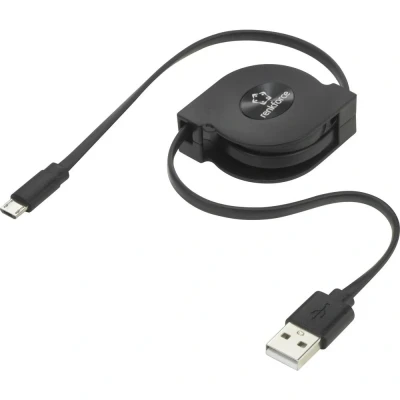 Afbeelding van Renkforce USB kabel 2.0 A stekker, micro B stekker 0.80 m Zwart RF 4352332