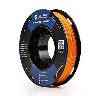 Afbeelding van SainSmart Flexibel TPU 3D print filament, 1,75 mm, 250 g, maatnauwkeurigheid +/ 0,05 mango