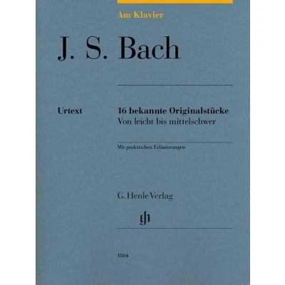 Afbeelding van Am klavier (16 pieces originales) piano: 15 bekannte Originalstücke von leicht bis mittelschwer