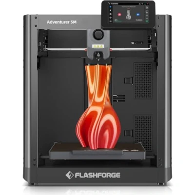 Afbeelding van FLASHFORGE AD5M 3D Printer, Volledig Auto Nivelleren Max 600mm/s Hoge Snelheid, 280℃ Snel Vrijgegeven Mondstuk, CoreXY Structuur Voor Superieure Printkwaliteit, Rookies &amp; Experts Eerste Keuze