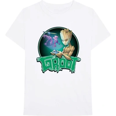 Afbeelding van Marvel Guardians Of The Galaxy I Am Groot Gaming Heren T shirt XL Wit
