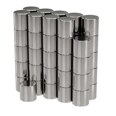 Afbeelding van 50 x Neodymium magneten, schijf diameter Ø 1 mm dik vernikkeld (NiCuNi) ca. 0,03 kg trek stuks ronde magneten N45