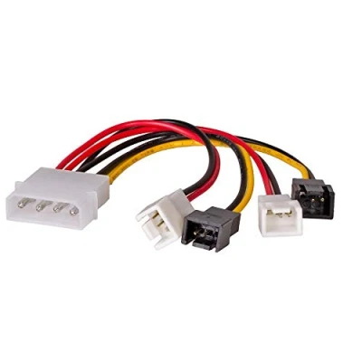 Afbeelding van AKYGA AK CA 34 Molex stekker naar 2X 3 pin 12V / 5V adapter stroomkabel