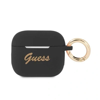 Afbeelding van Guess Airpods 3 Case Vintage Script Zwart