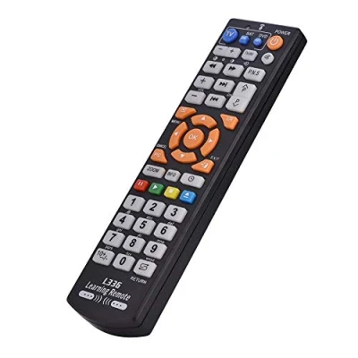 Afbeelding van Tosuny All in One Learning Remote Control Universele intelligente afstandsbediening met leerfunctie voor TV CBL DVD SAT en andere infraroodapparaten draadloos toetsenbord (zwart)