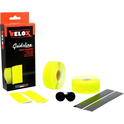 Afbeelding van Velox Stuurtape fluo geperforeerd geel (2st)